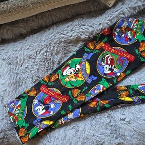 VINTAGE DISNEY CHRISTMAS MICKEY MOUSE TIE